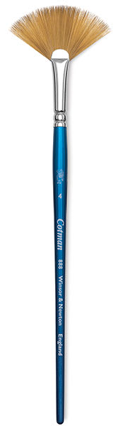 Winsor & Newton Cotman Watercolor Brush - Fan, Short Handle, Size 4