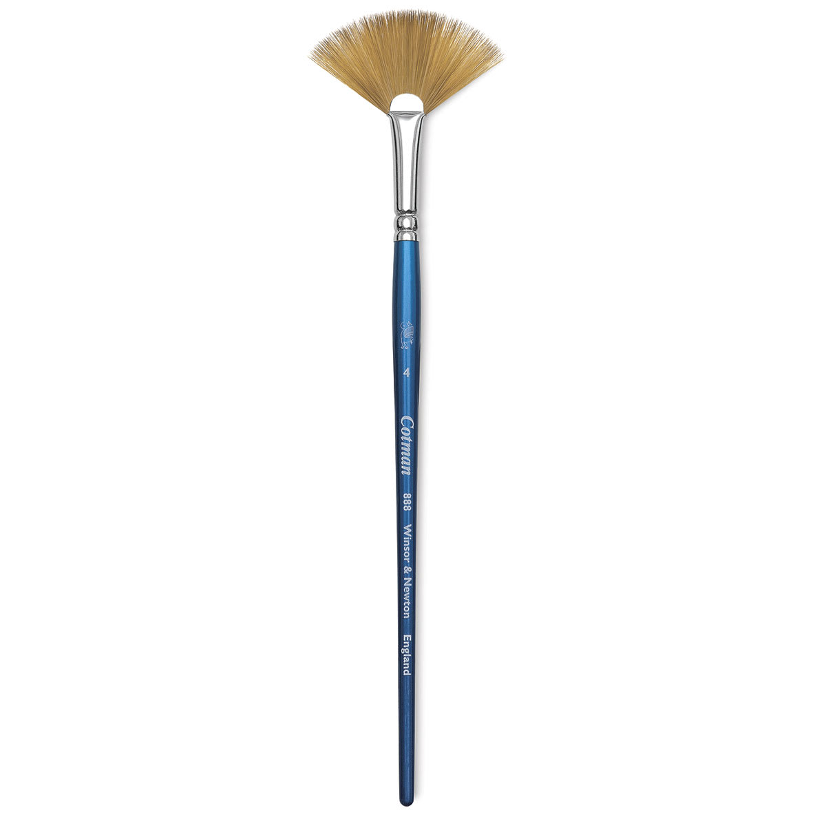 Winsor & Newton Cotman Watercolor Brush - Fan, Short Handle, Size 4