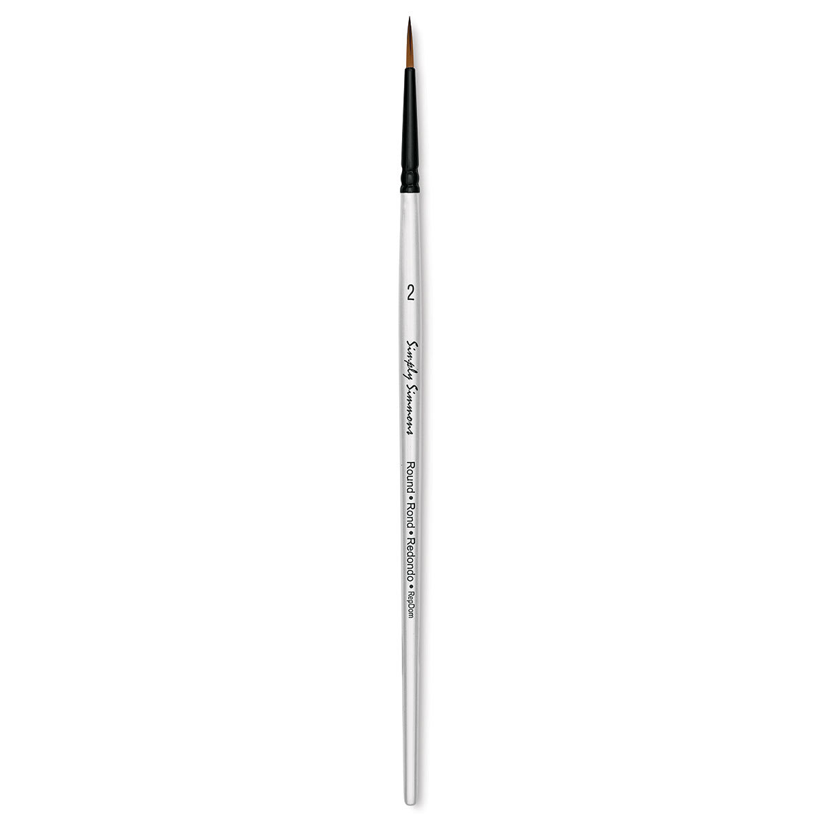 Robert Simmons Simply Simmons Synthetic Brush - Round, Short Handle, Size 2