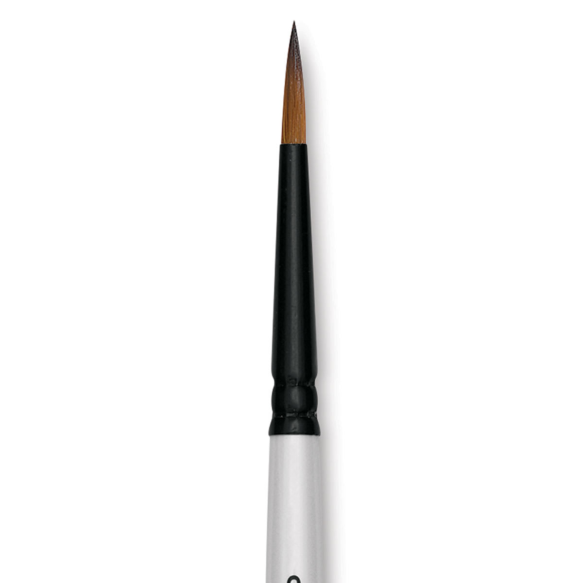 Robert Simmons Simply Simmons Synthetic Brush - Round, Short Handle, Size 3 close up