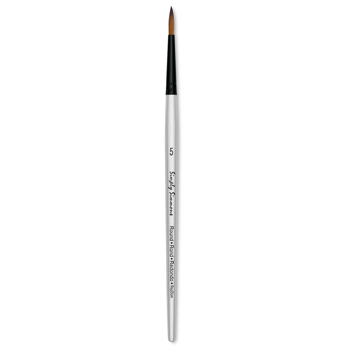 Robert Simmons Simply Simmons Synthetic Brush - Round, Short Handle, Size 5