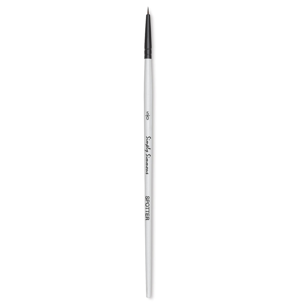 Robert Simmons Simply Simmons Synthetic Brush - Spotter, Short Handle, Size 5/0