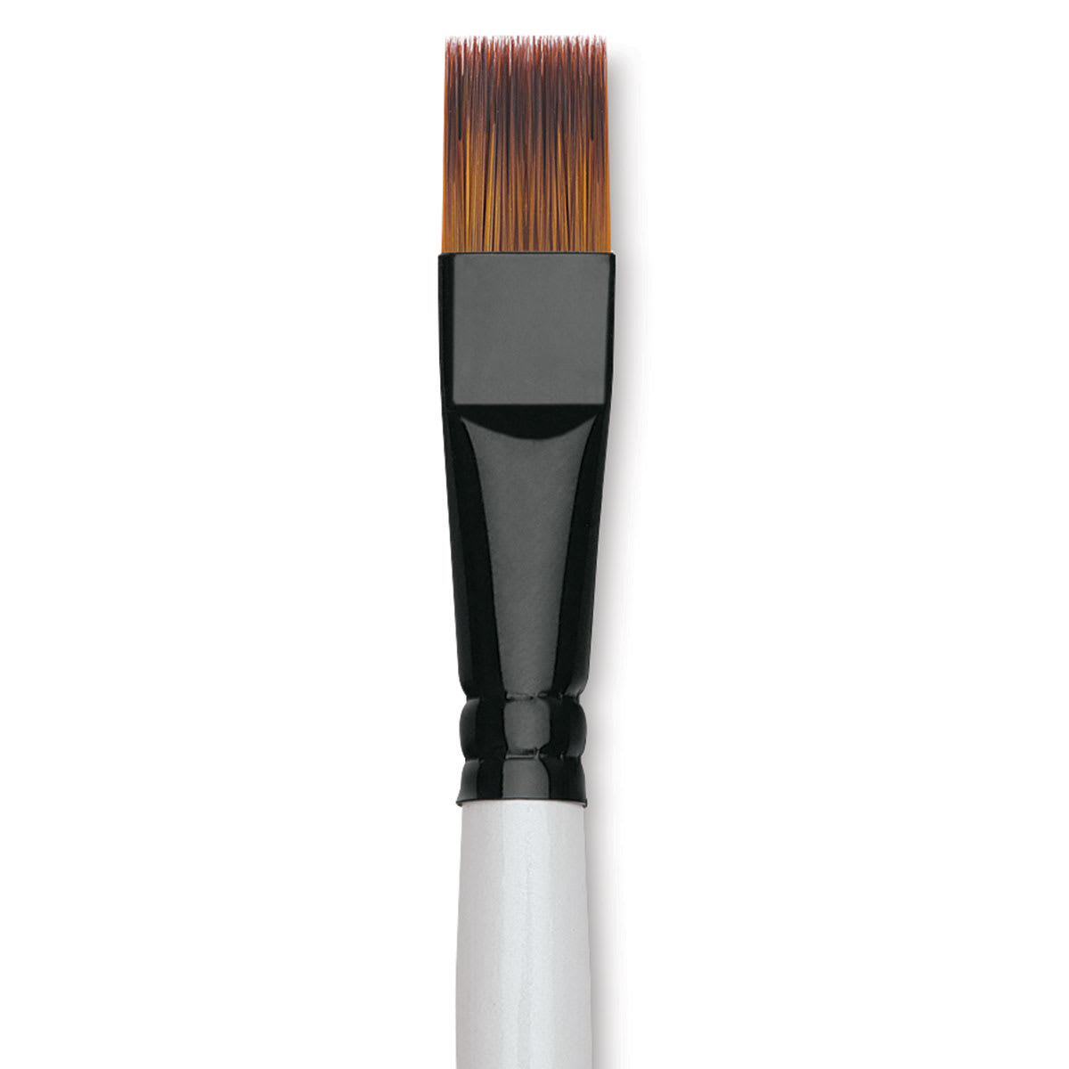 Robert Simmons Simply Simmons Synthetic Brush - Flat Comb, Short Handle, Size 1/2" close up