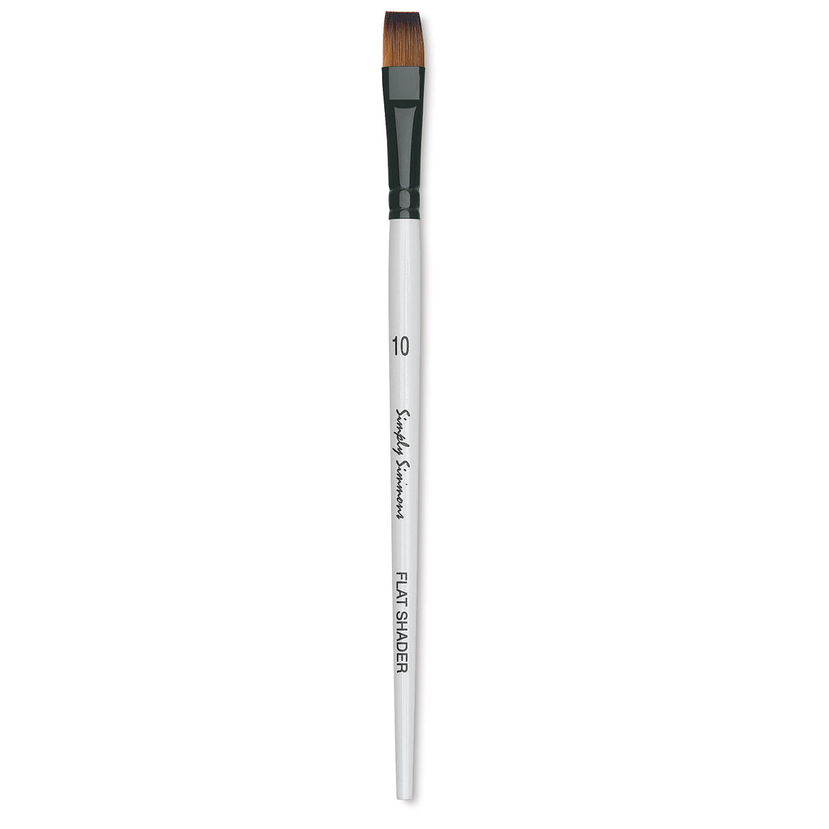 Robert Simmons Simply Simmons Synthetic Brush - Flat Shader, Short Handle, Size 10
