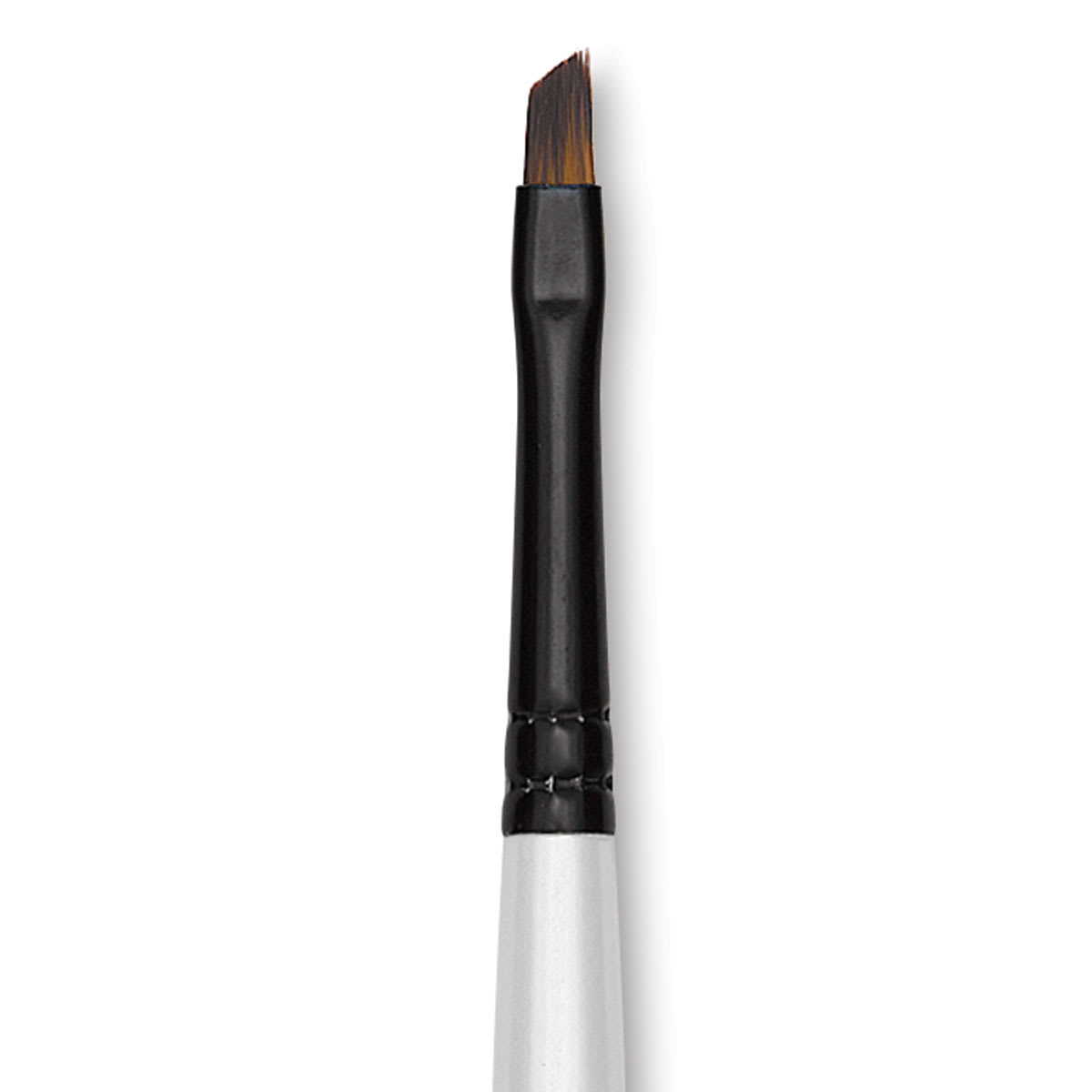 Robert Simmons Simply Simmons Synthetic Brush - Angle Shader, Short Handle, Size 1/8" close up