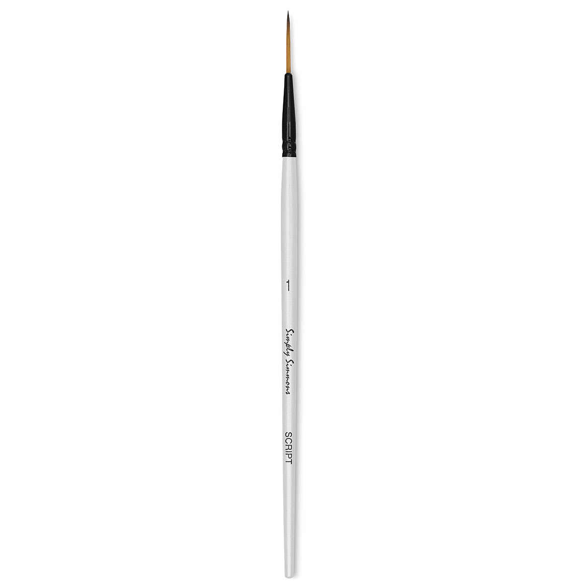 Robert Simmons Simply Simmons Synthetic Brush - Script, Short Handle, Size 1