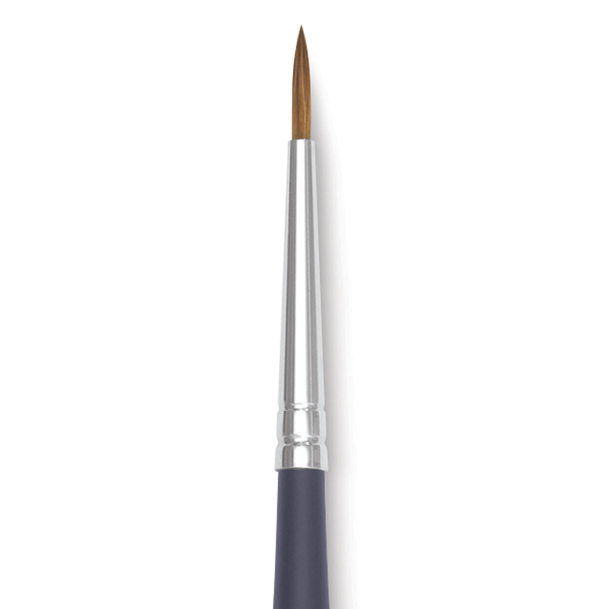 Winsor & Newton Artists' Kolinsky Sable Watercolor Brush - Round, Short Handle, Size 2 close up