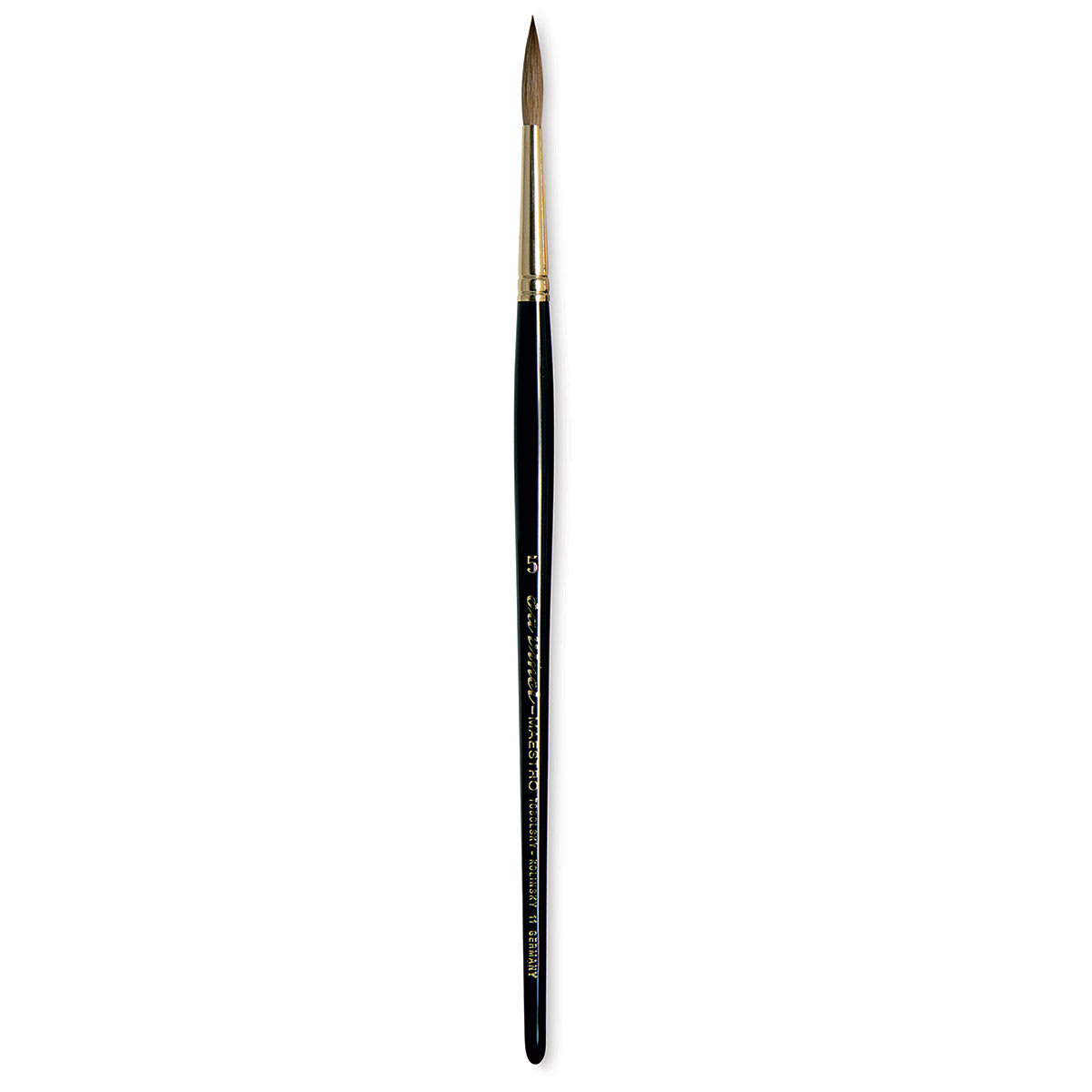Da Vinci Maestro Kolinsky Brush - Full Belly Round, Short Handle, Size 5