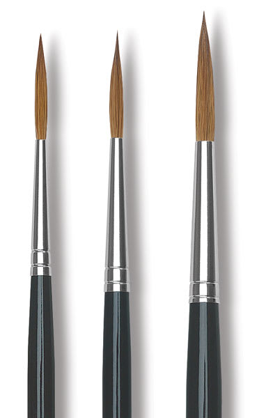 Da Vinci Maestro Kolinsky Brushes - 2 Liner Brushes upright