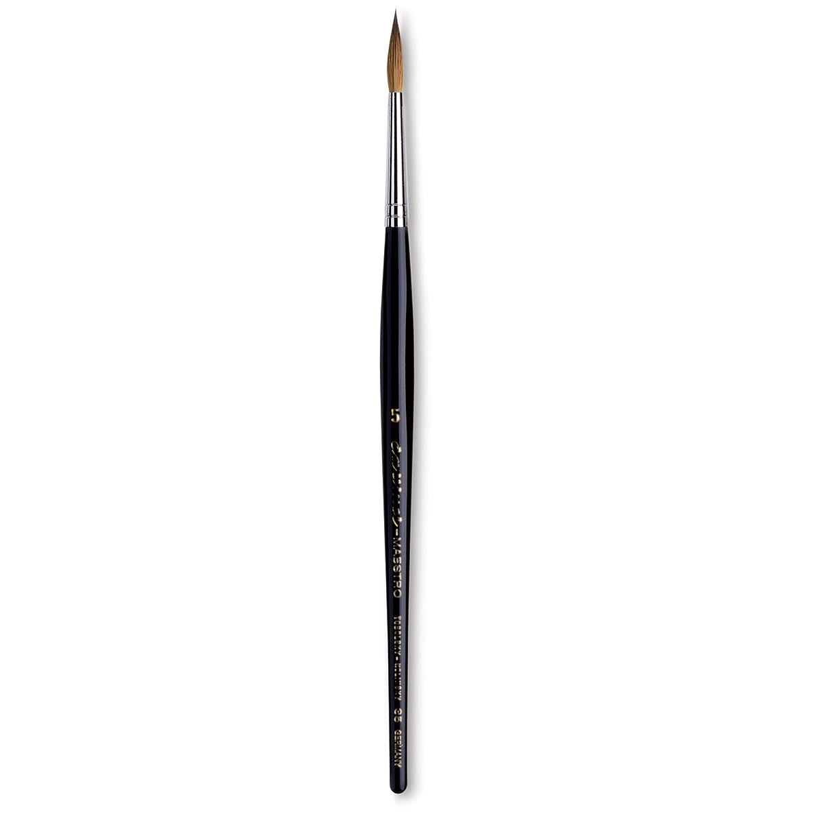 Da Vinci Maestro Kolinsky Brush - Long Tapered Round, Short Handle, Size 5
