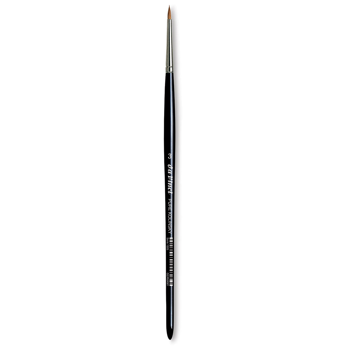 Da Vinci Maestro Kolinsky Brush - Miniaturist, Short Handle, Size 3