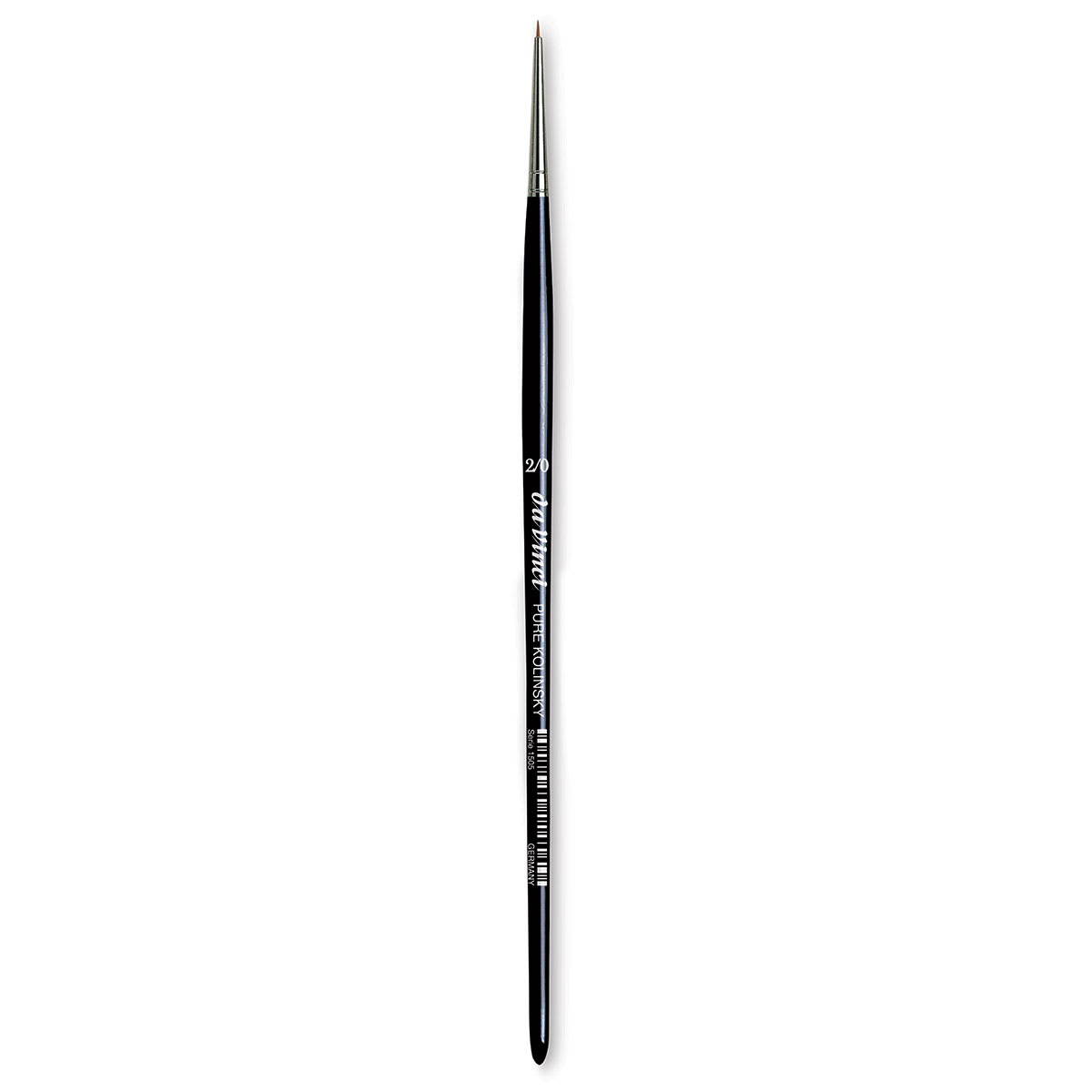 Da Vinci Maestro Kolinsky Brush - Miniaturist, Short Handle, Size 2/0