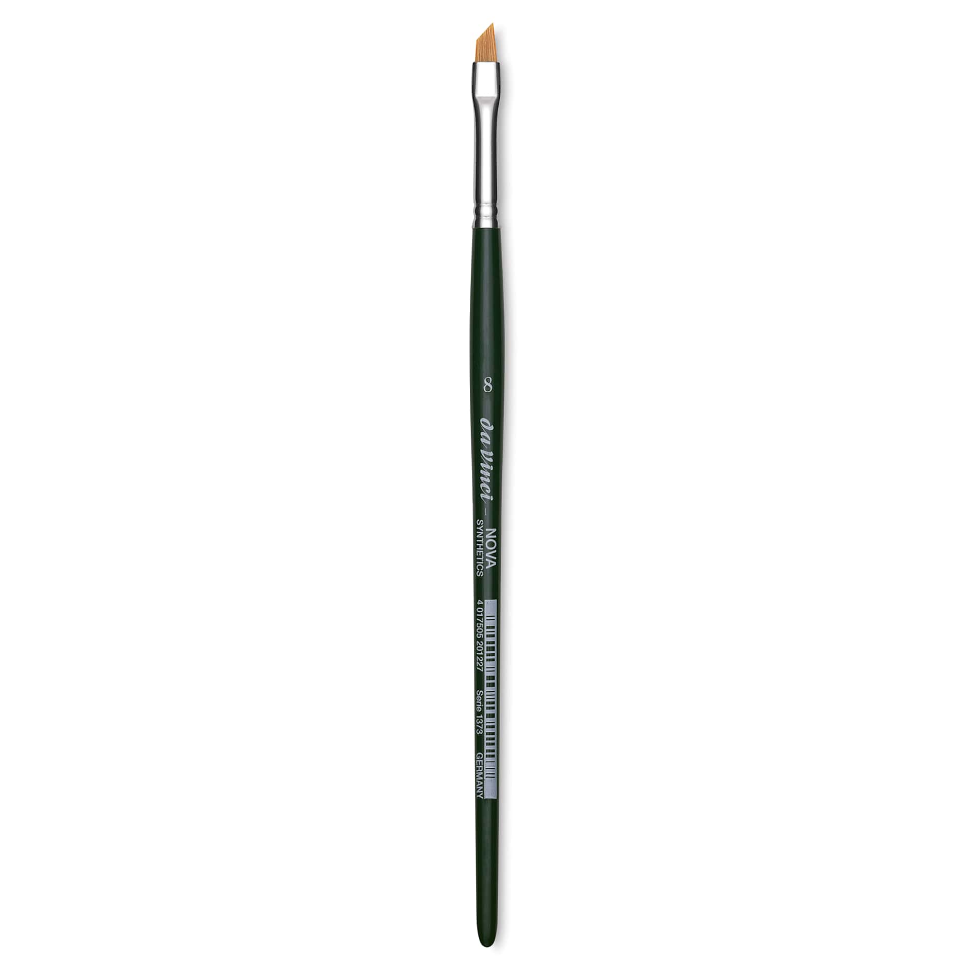 Da Vinci Nova Brush - Slant, Short Handle, Size 8