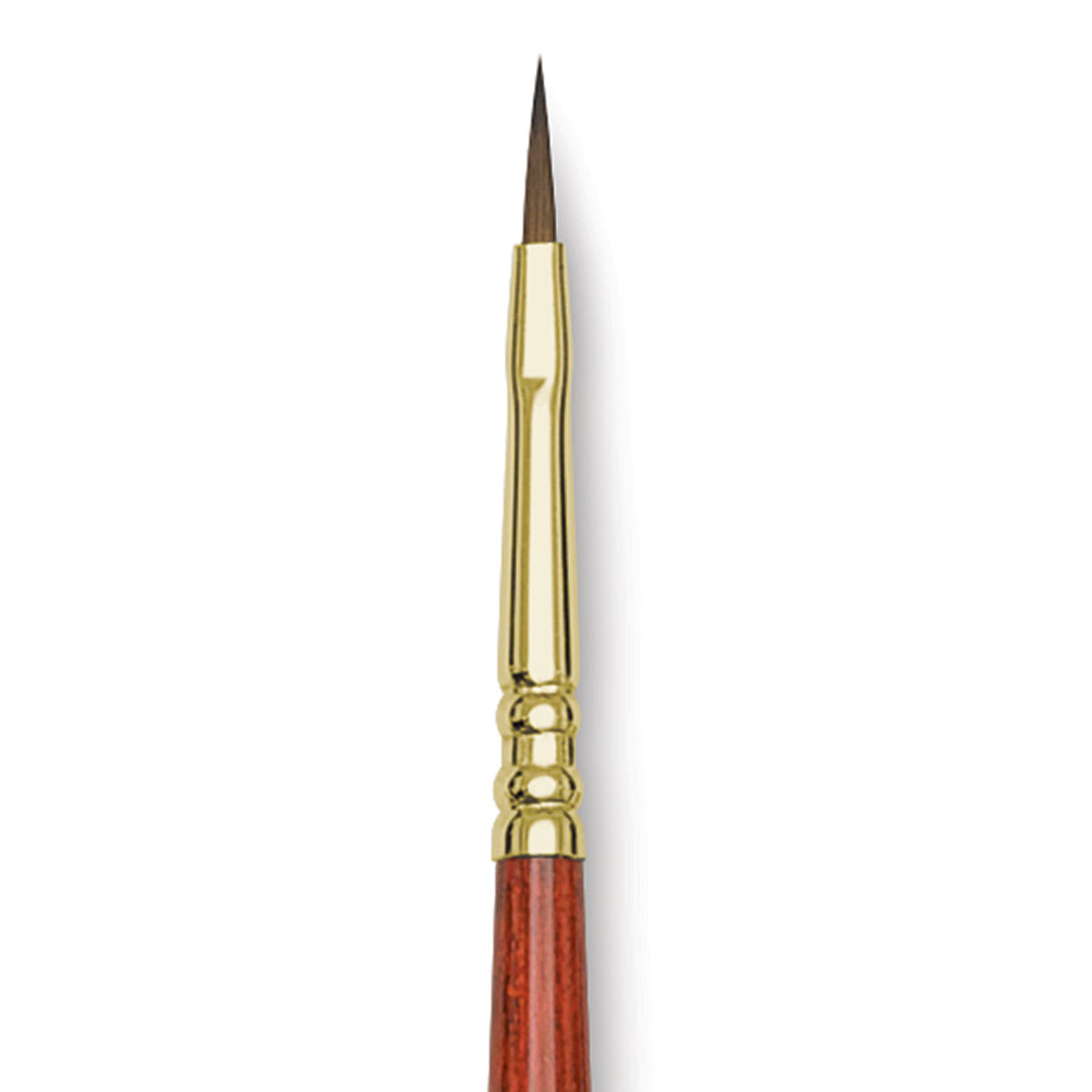 Blick Master Kolinsky Sable Brush - Filbert, Short Handle, Size 1 close up