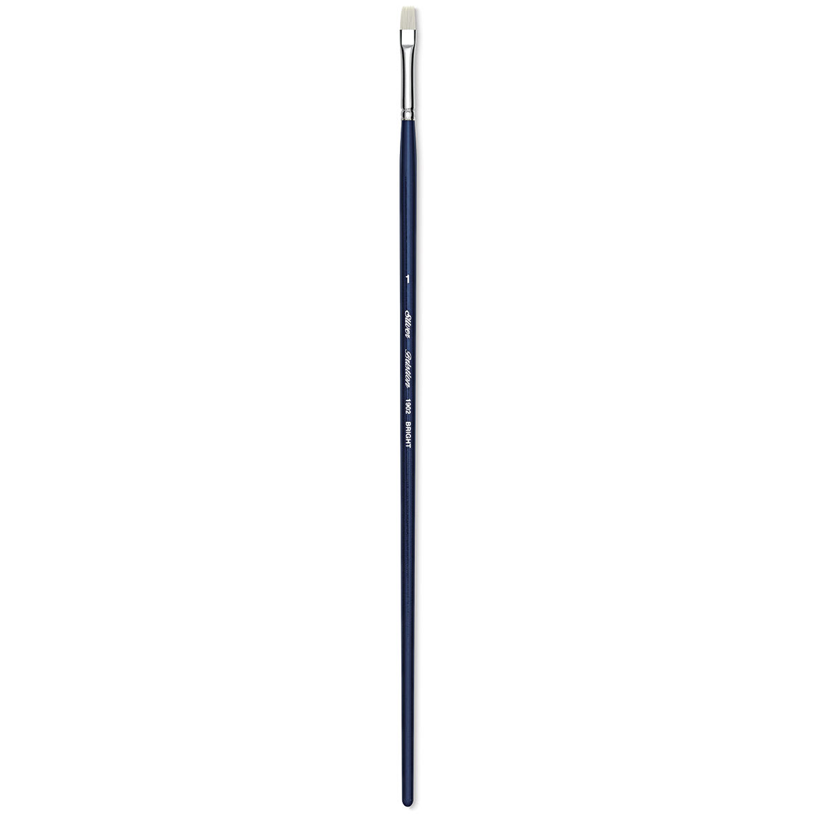 Silver Brush Bristlon Stiff White Synthetic Brush - Bright, Size 1