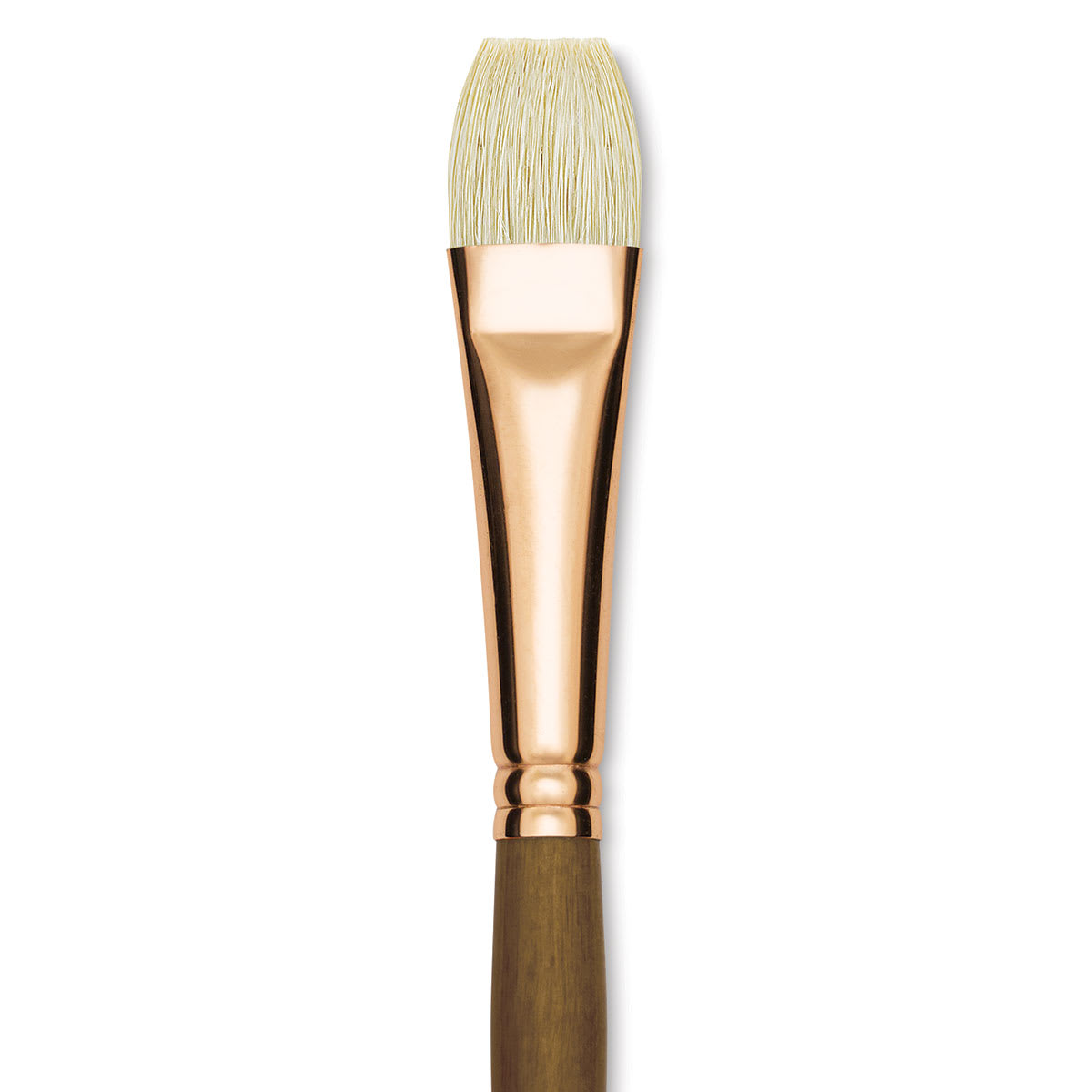 Princeton Best Natural Bristle Brush - Bright, Long Handle, Size 10 close up