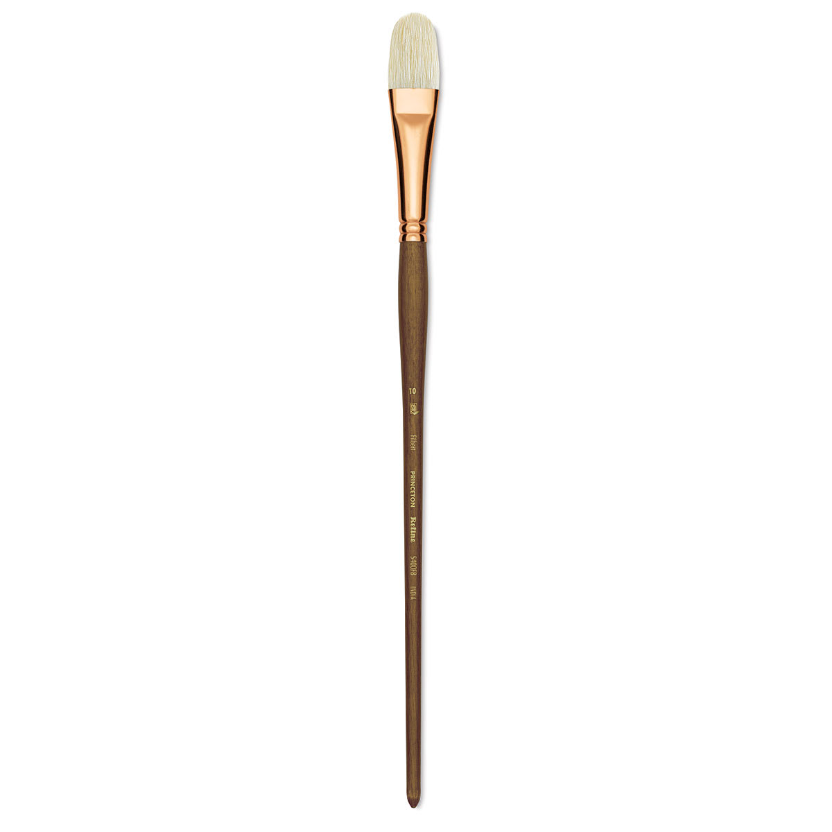 Princeton Best Natural Bristle Brush - Filbert, Long Handle, Size 10