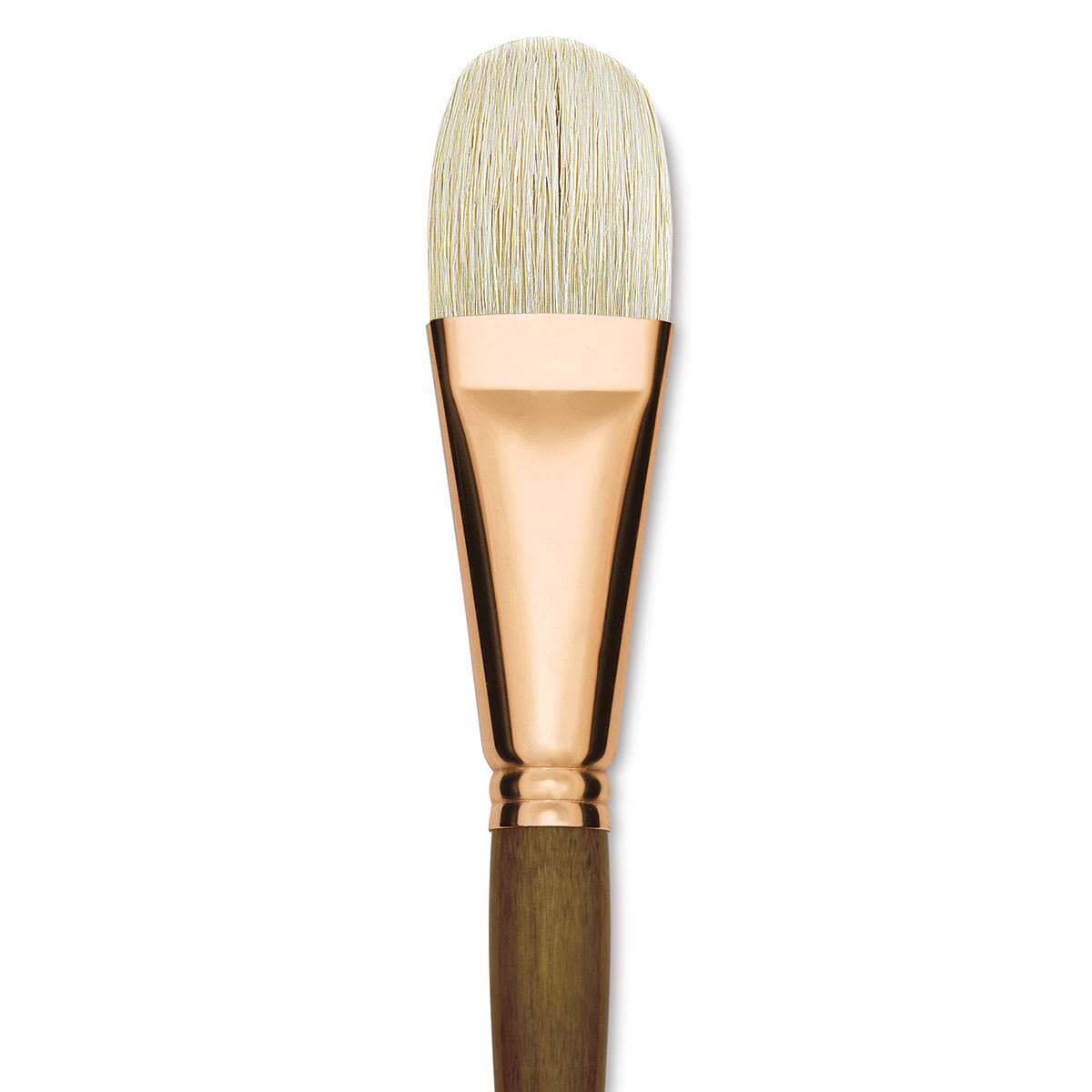 Princeton Best Natural Bristle Brush - Filbert, Long Handle, Size 16 close up