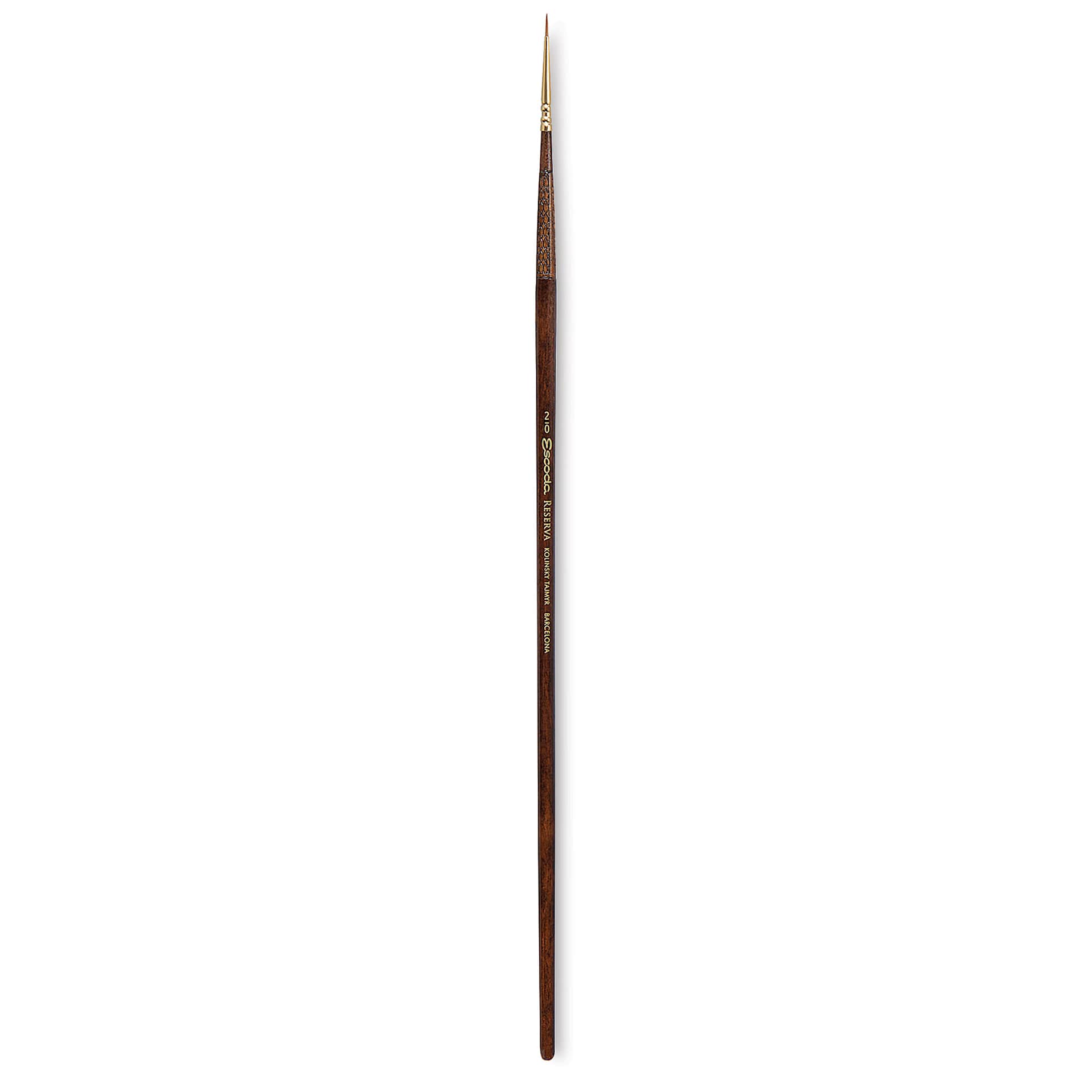 Escoda Reserva Kolinsky-Tajmyr Sable Brush - Round, Long Handle, Size 2/0
