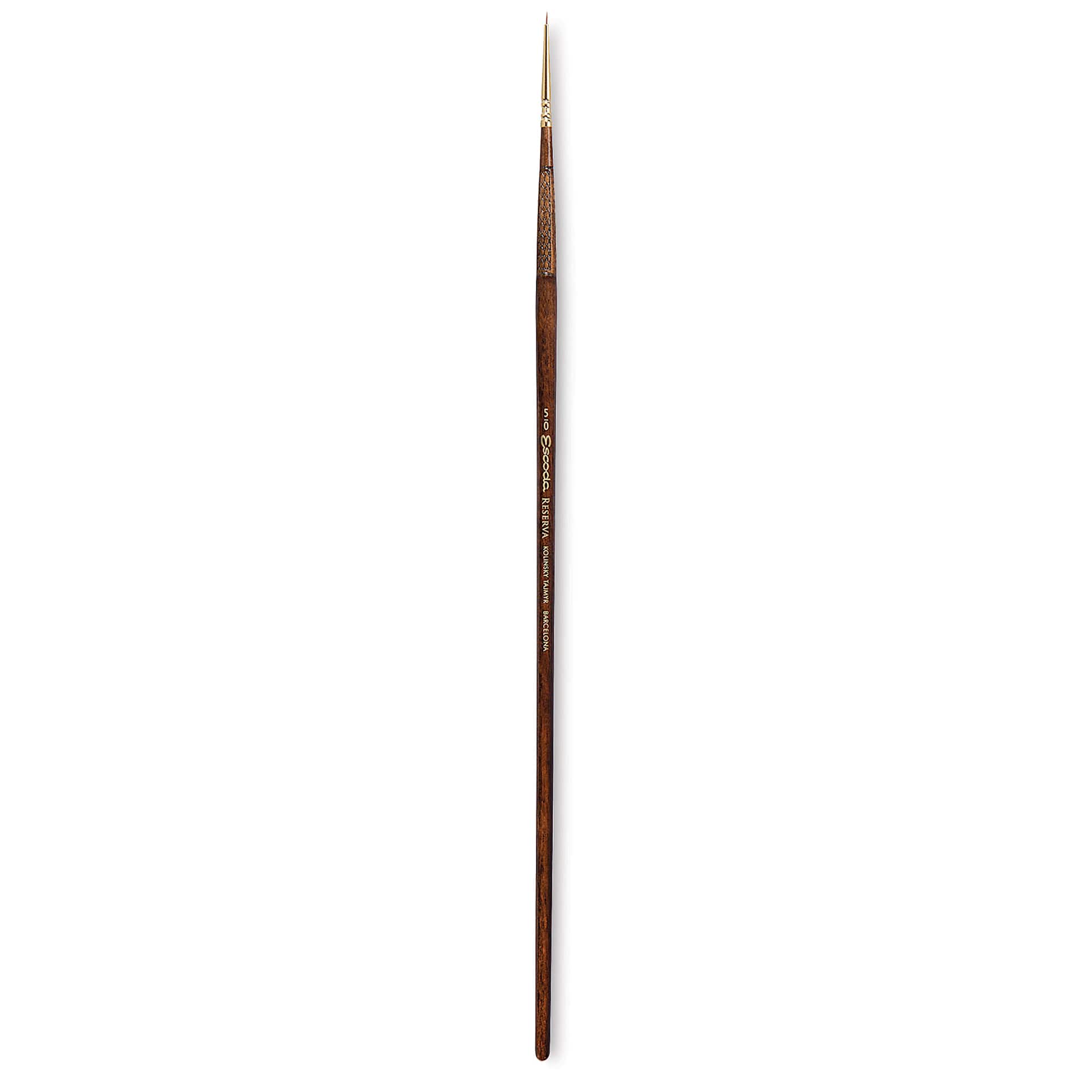 Escoda Reserva Kolinsky-Tajmyr Sable Brush - Round, Long Handle, Size 5/0