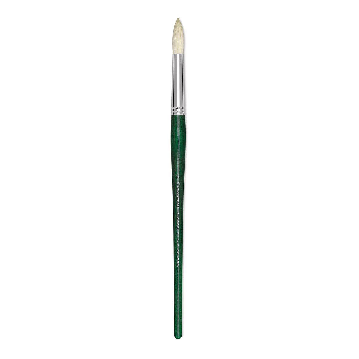 Grumbacher Gainsborough Brush - Round, Long Handle, Size 12