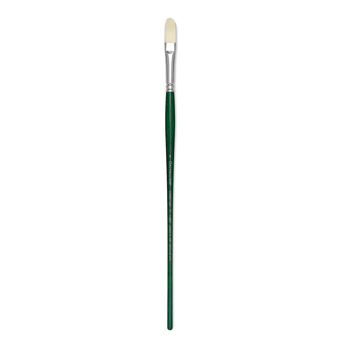 Grumbacher Gainsborough Brush - Filbert, Long Handle, Size 6