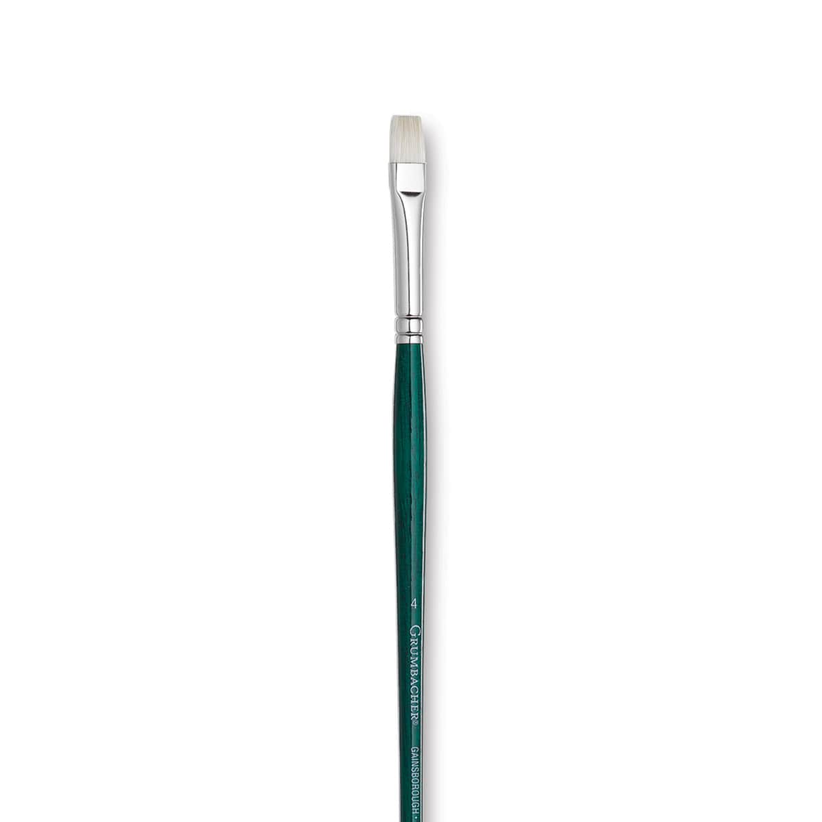 Grumbacher Gainsborough Brush - Bright, Long Handle, Size 4