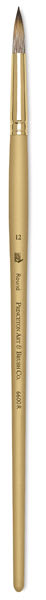 Princeton Imperial Synthetic Mongoose Brushes - Long handled Round Brush shown upright Princeton Imperial Synthetic Mongoose Brushes - Long handled Round Brush shown upright
