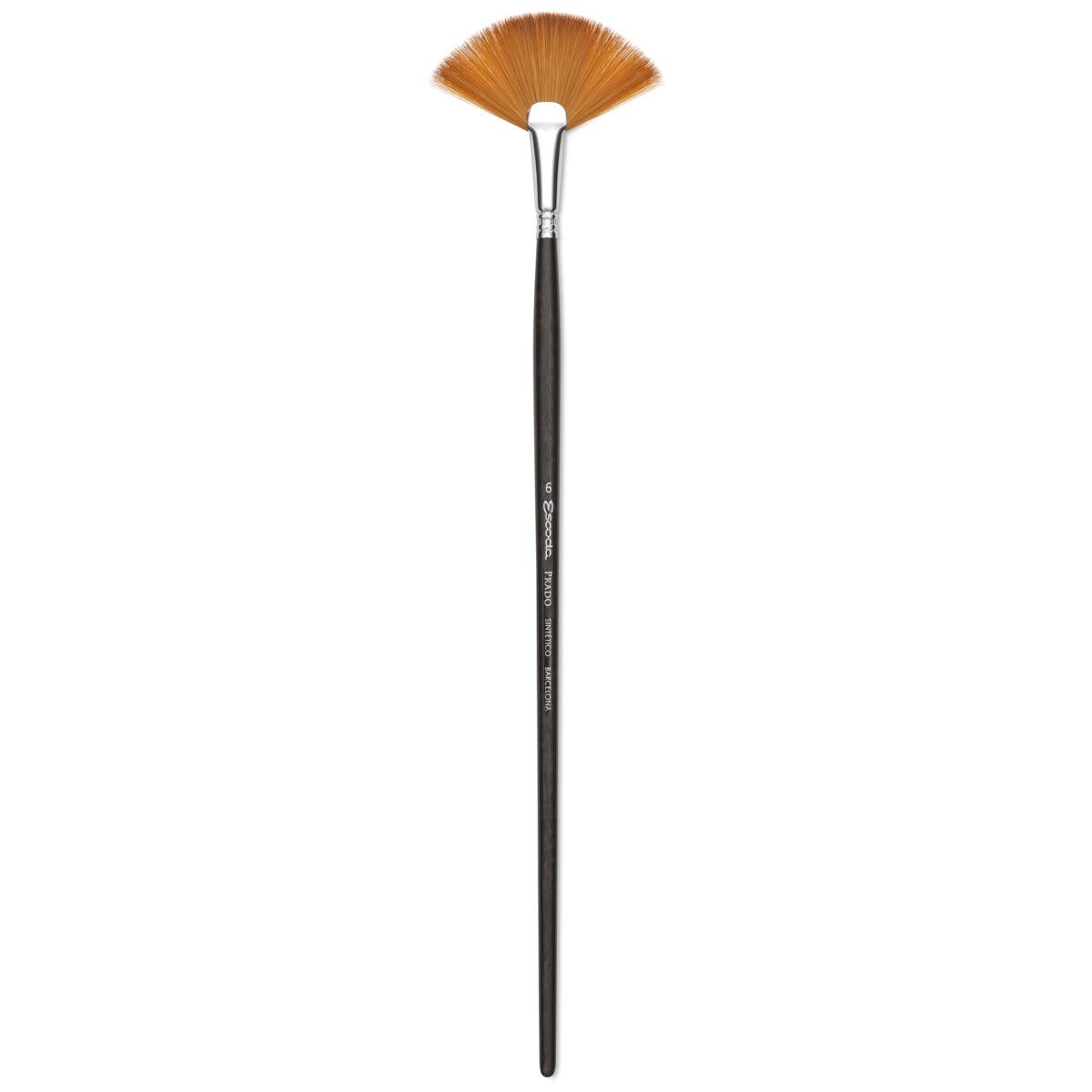 Escoda Prado Tame Synthetic Brush - Fan, Long Handle, Size 6