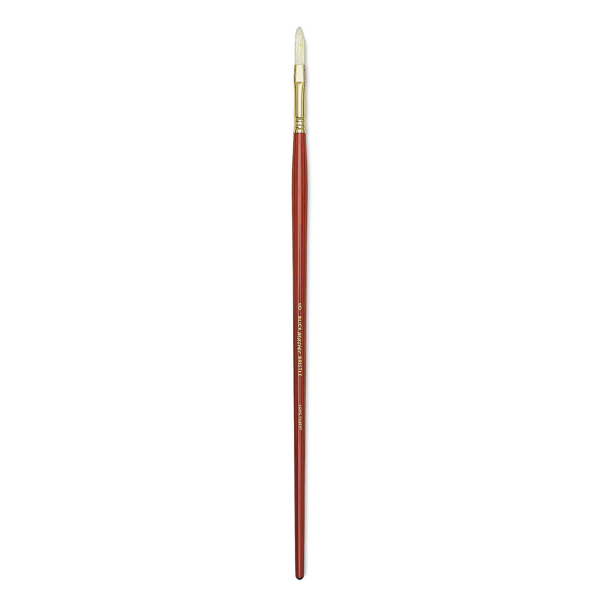 Blick Master Bristle Brush - Long Filbert, Long Handle, Size 8