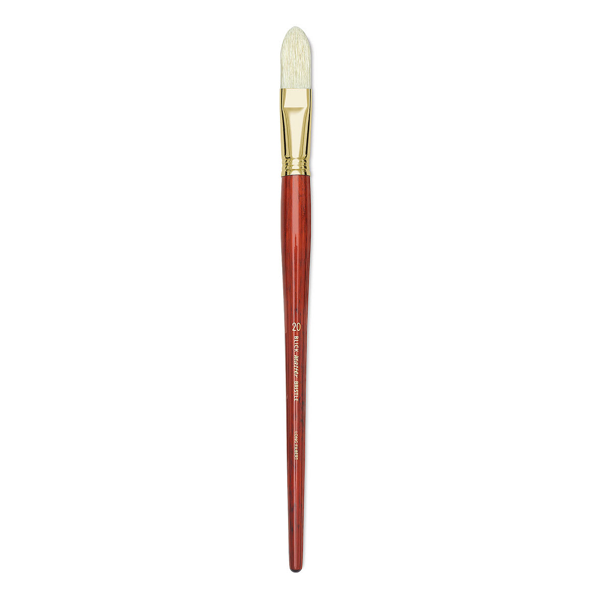 Blick Master Bristle Brush - Long Filbert, Long Handle, Size 20