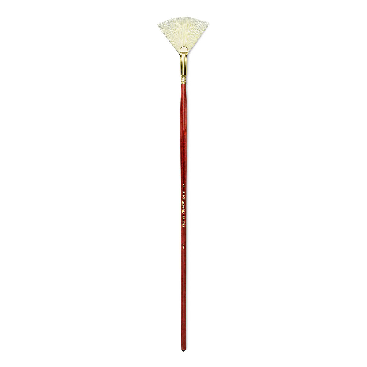 Blick Master Bristle Brush - Fan, Long Handle, Size 4