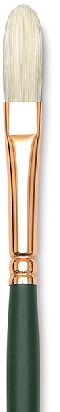 Silver Brush Grand Prix Super Brushes - Single Long Filbert brush shown in closeup Silver Brush Grand Prix Super Brushes - Single Long Filbert brush shown in closeup