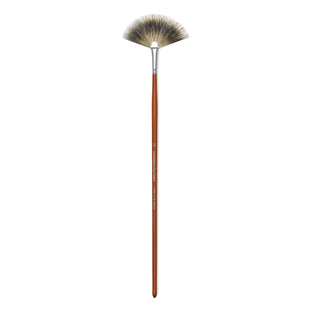 Da Vinci Pure Badger Brush - Fan Blender, Long Handle, Size 3