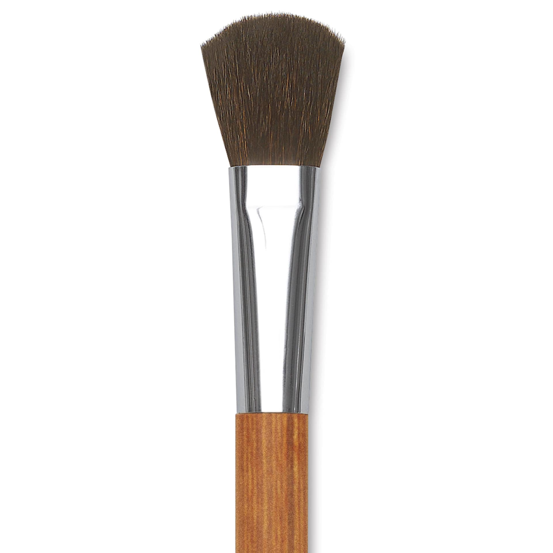 Holbein Pastel Brush - 5/8", Oval Blender, Goat hair, close-up