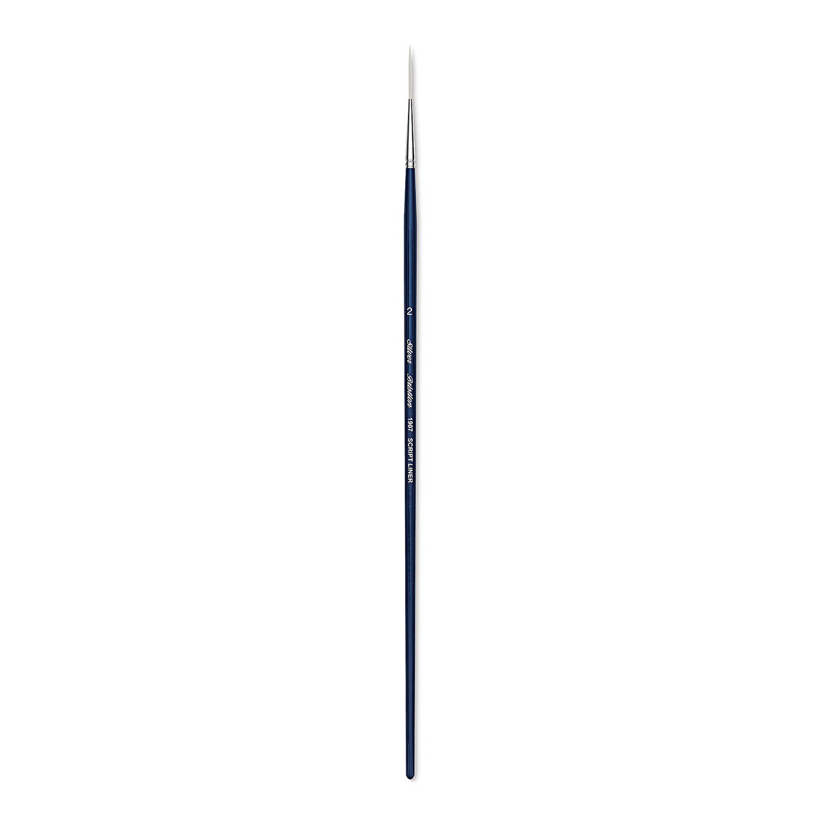 Silver Brush Bristlon Stiff White Synthetic Brush - Script Liner, Size 2