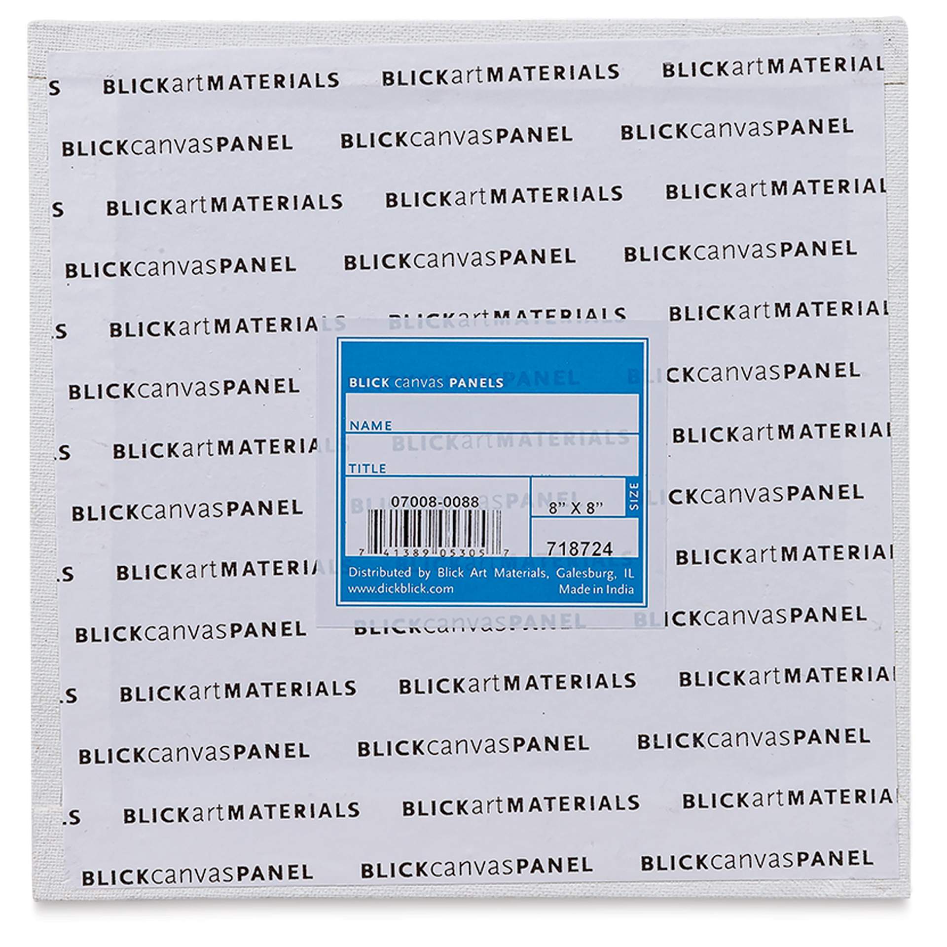 Blick Studio Cotton Canvas Panel - 8" x 8"