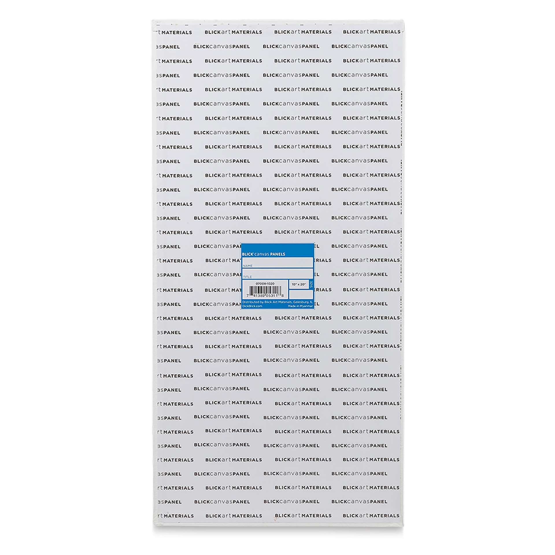 Blick Studio Cotton Canvas Panel - 10" x 20"