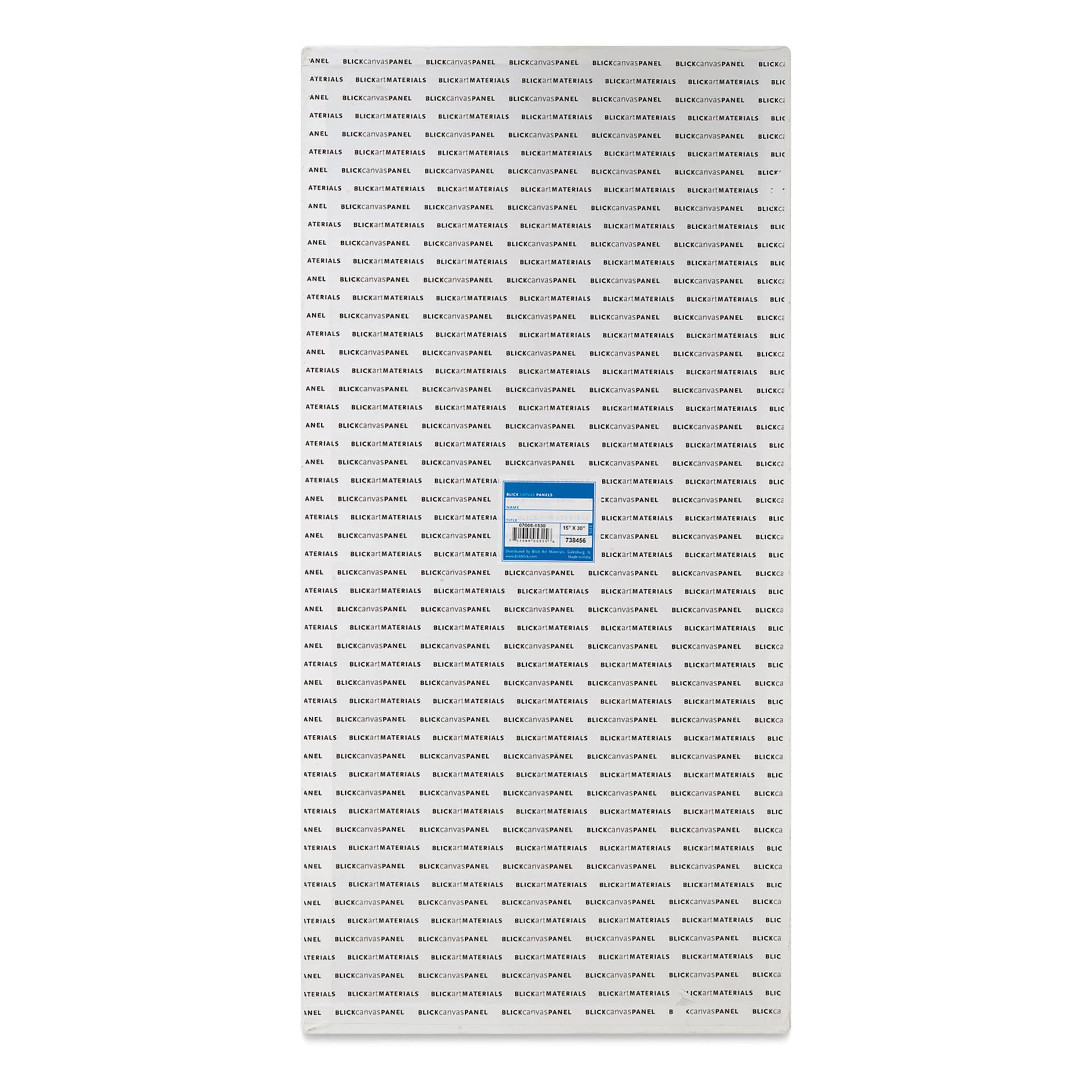 Blick Studio Cotton Canvas Panel - 15" x 30"