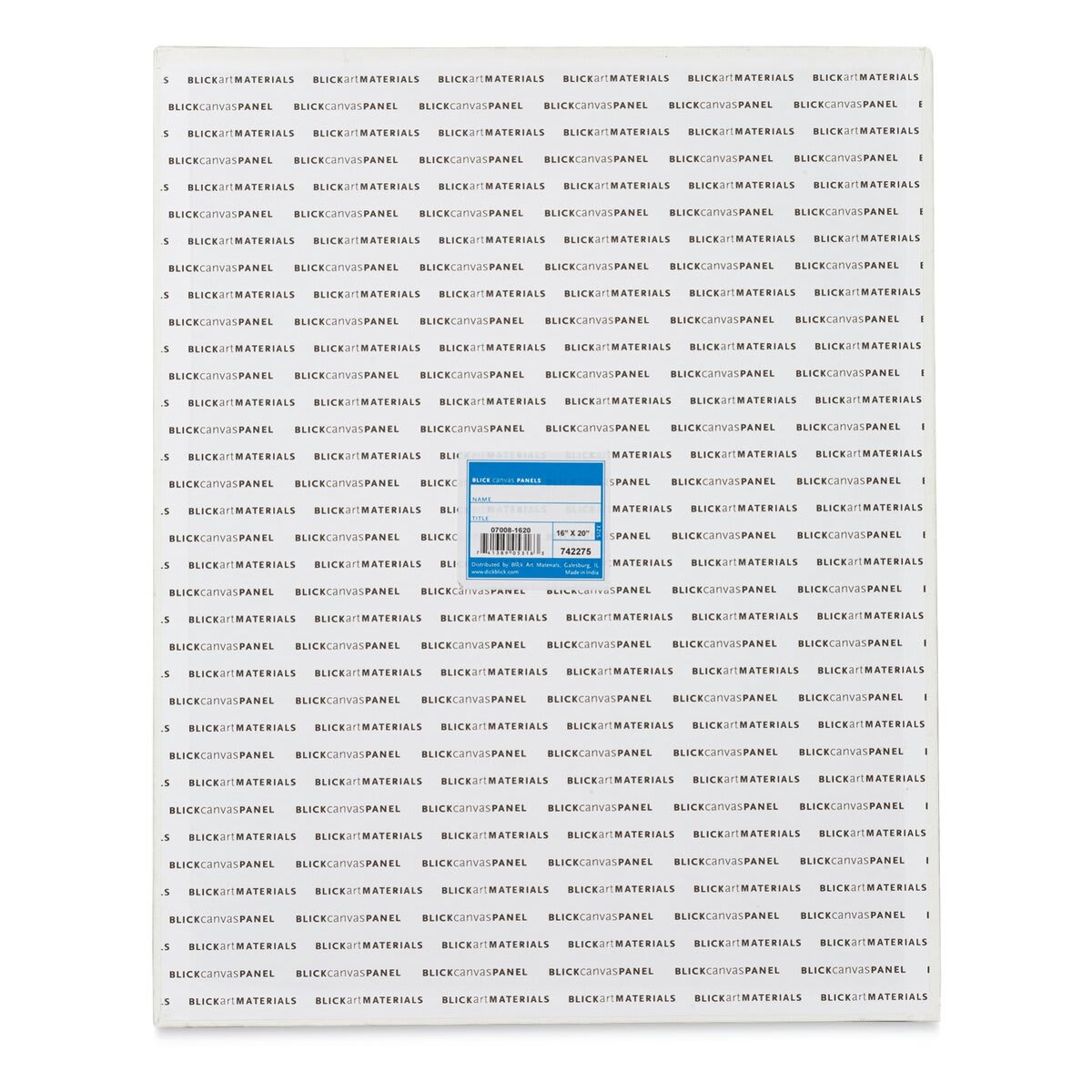 Blick Studio Cotton Canvas Panels - 16" x 20", Pkg of 5 bal