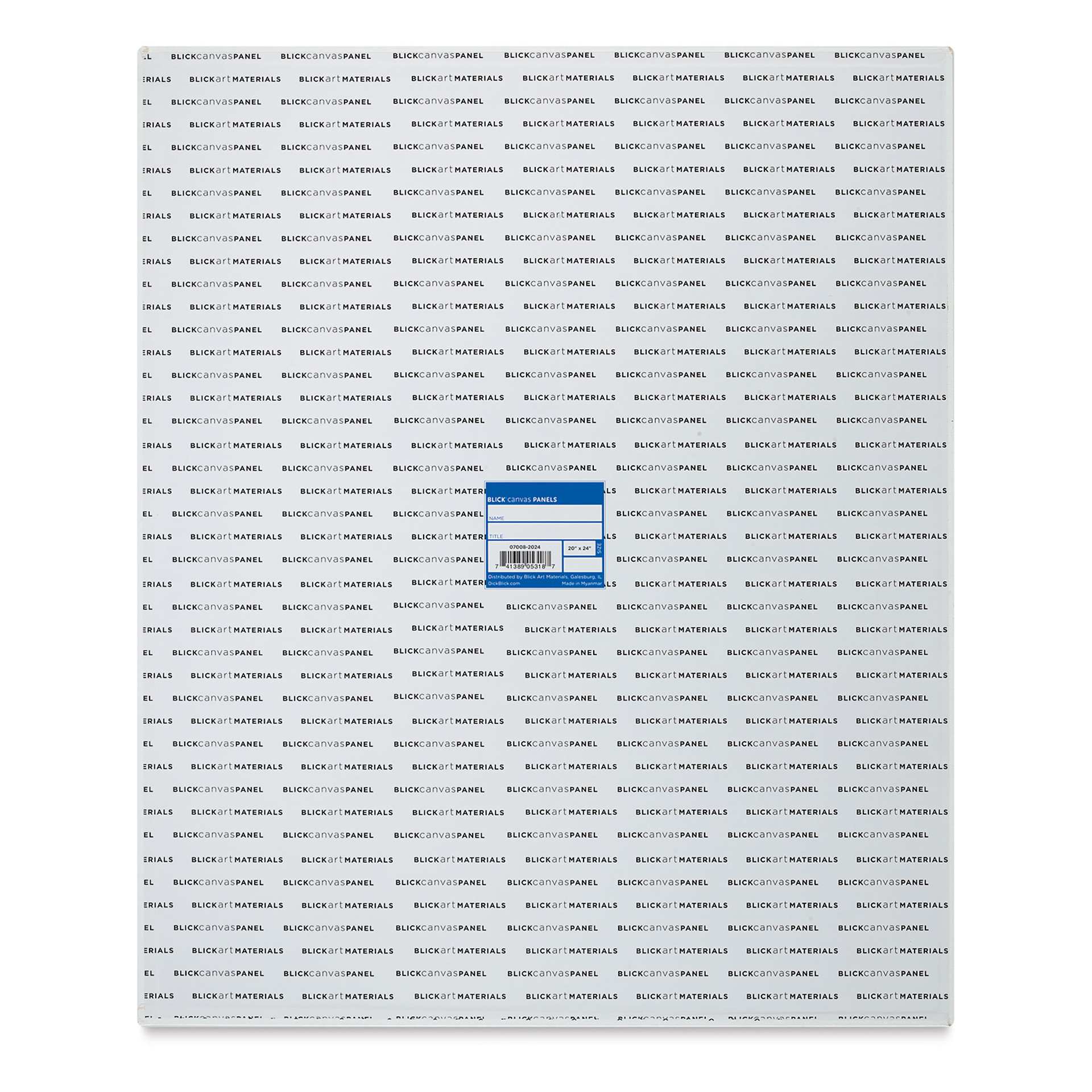  Blick Studio Cotton Canvas Panel - 20" x 24" back