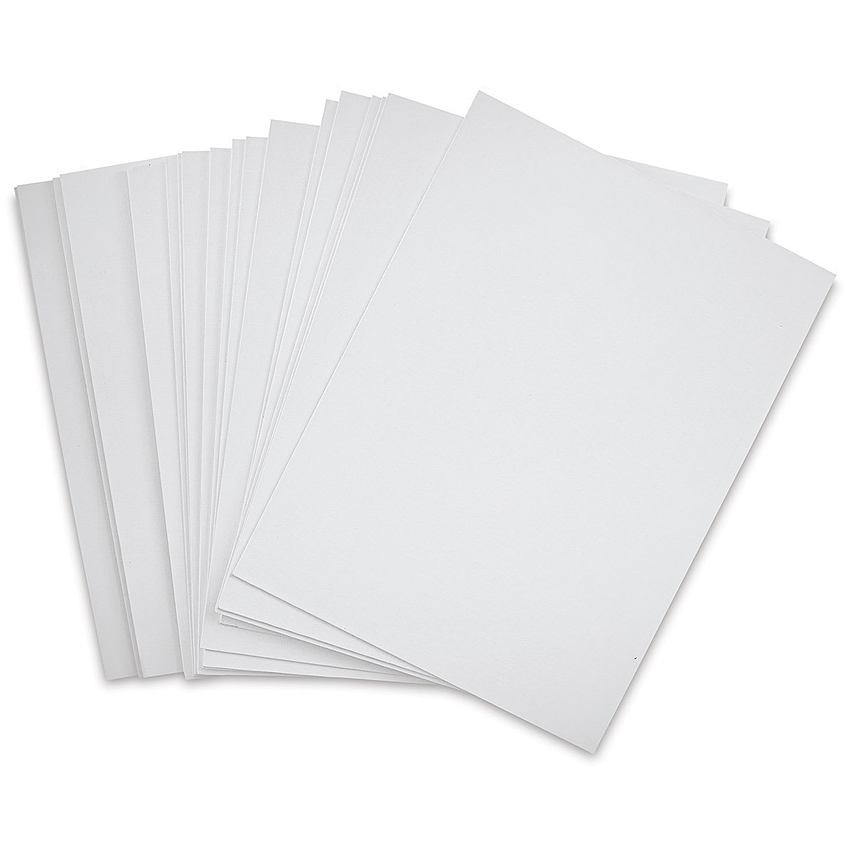 Blick Economy Cotton Canvas Panel Classroom Pack - 18" x 24", Class Pack of 24 fanned out