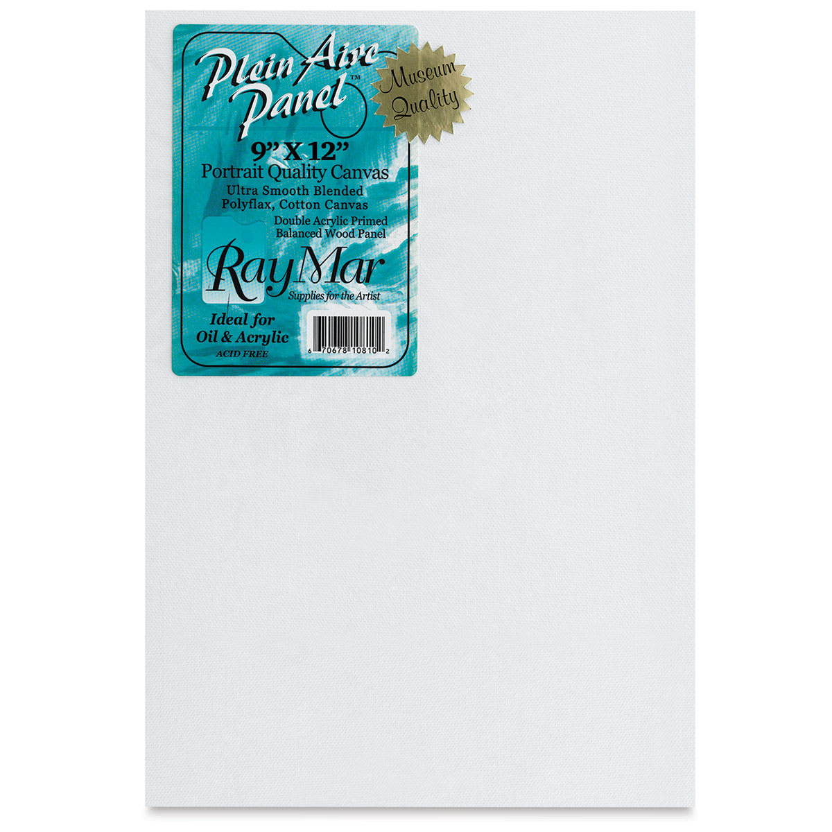RayMar 23SC Smooth Cotton Portrait Panel - 9" x 12"