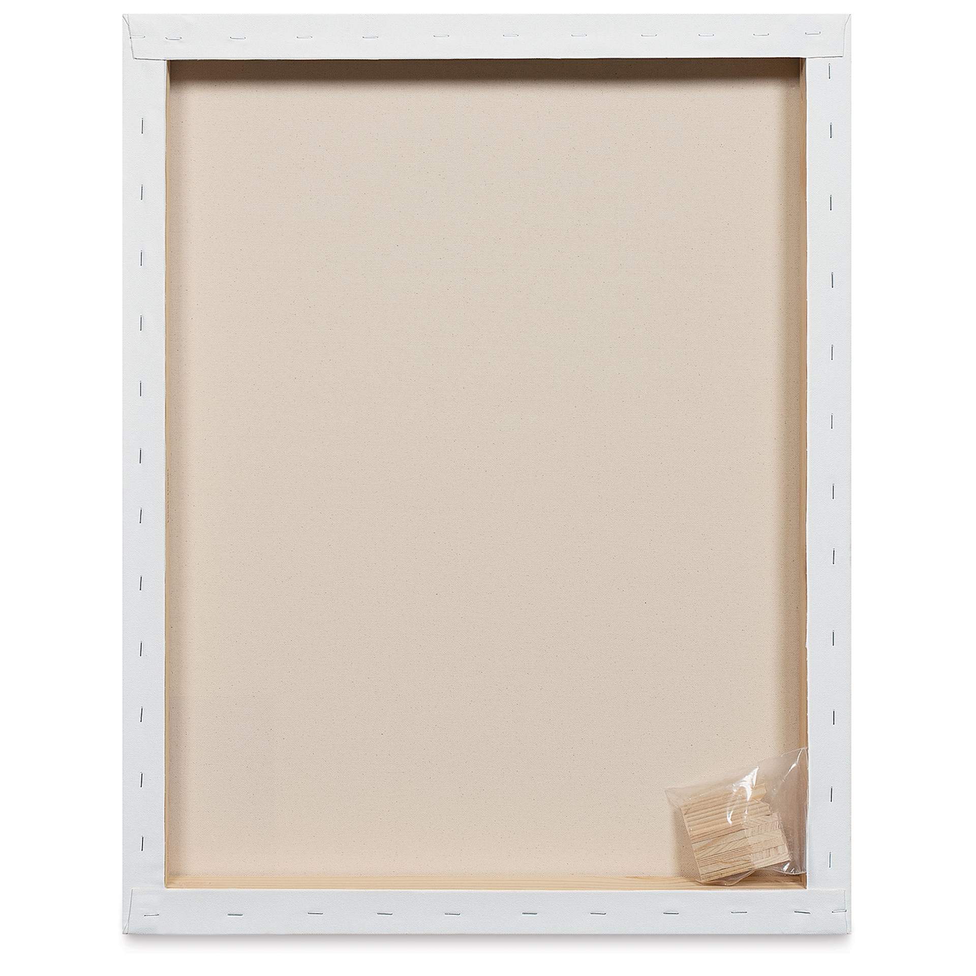 Blick Premier Stretched Cotton Canvas - Gallery Profile, Back-Stapled, 24" x 30" back