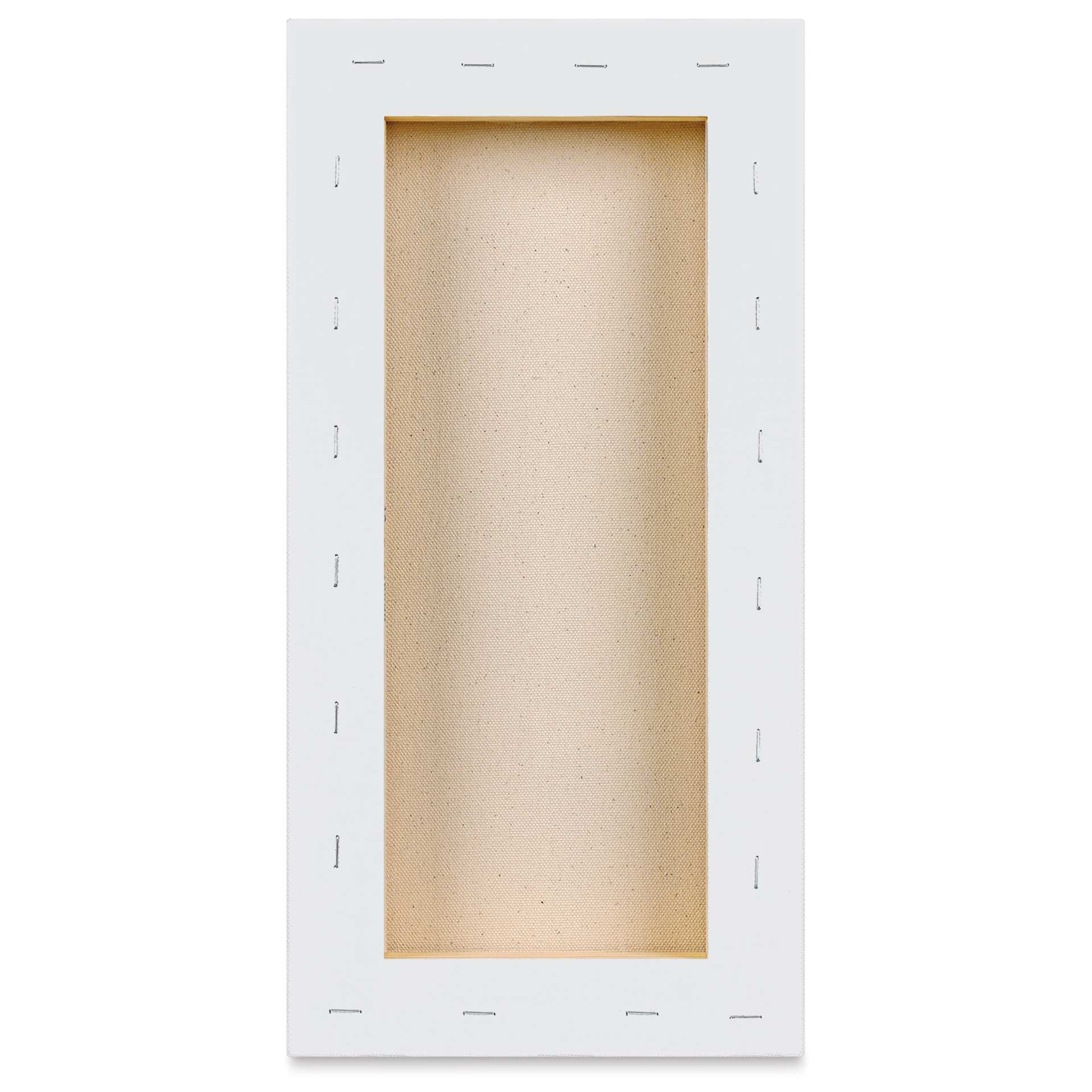 Blick Premier Stretched Cotton Canvas - Gallery Profile, Back-Stapled, 8" x 16" back