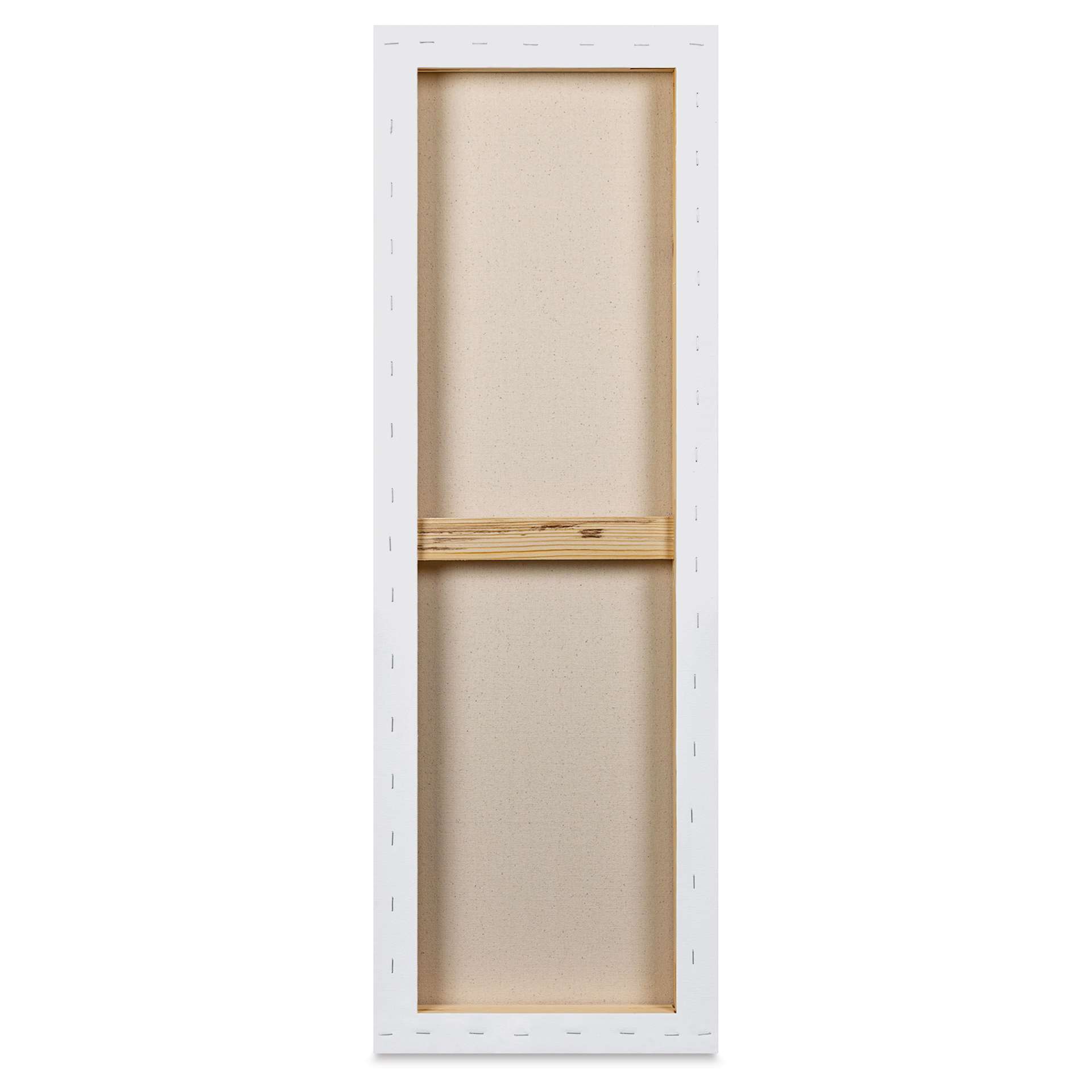 Blick Premier Stretched Cotton Canvas - Gallery Profile, Back-Stapled, 12" x 36" back