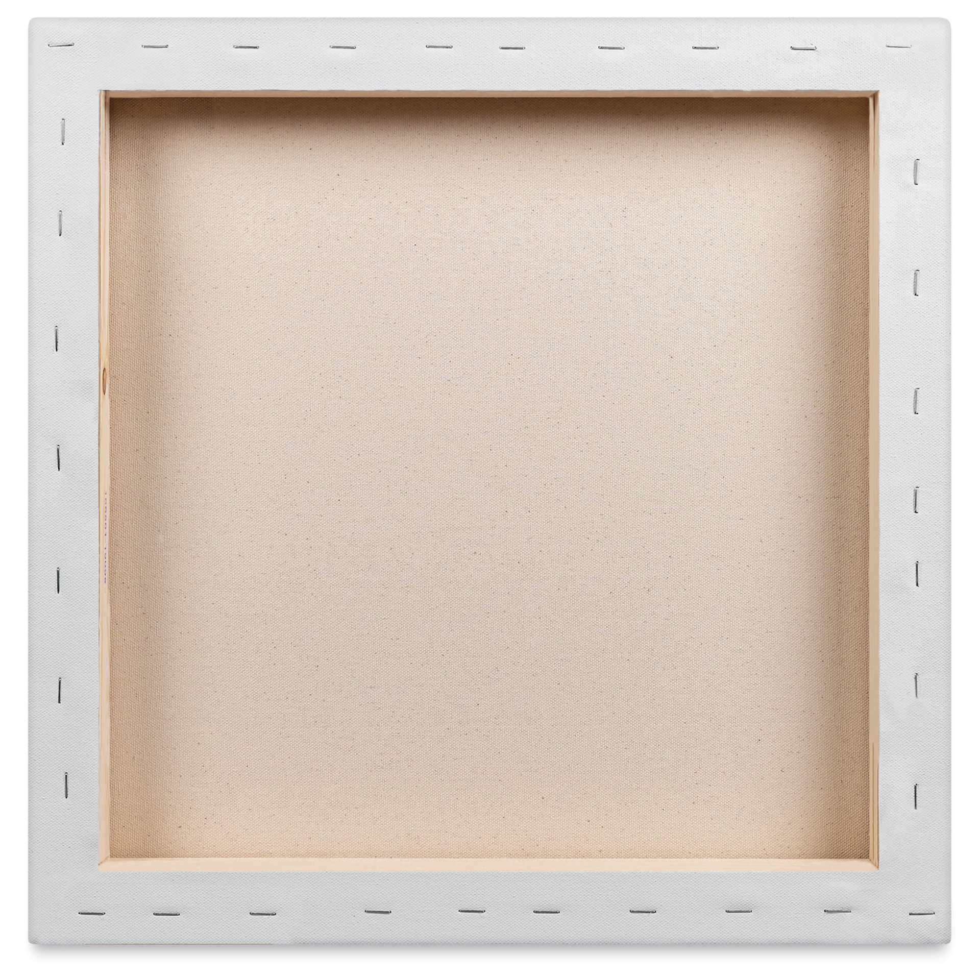 Blick Premier Stretched Cotton Canvas - Gallery Profile, Back-Stapled, 18" x  18" back