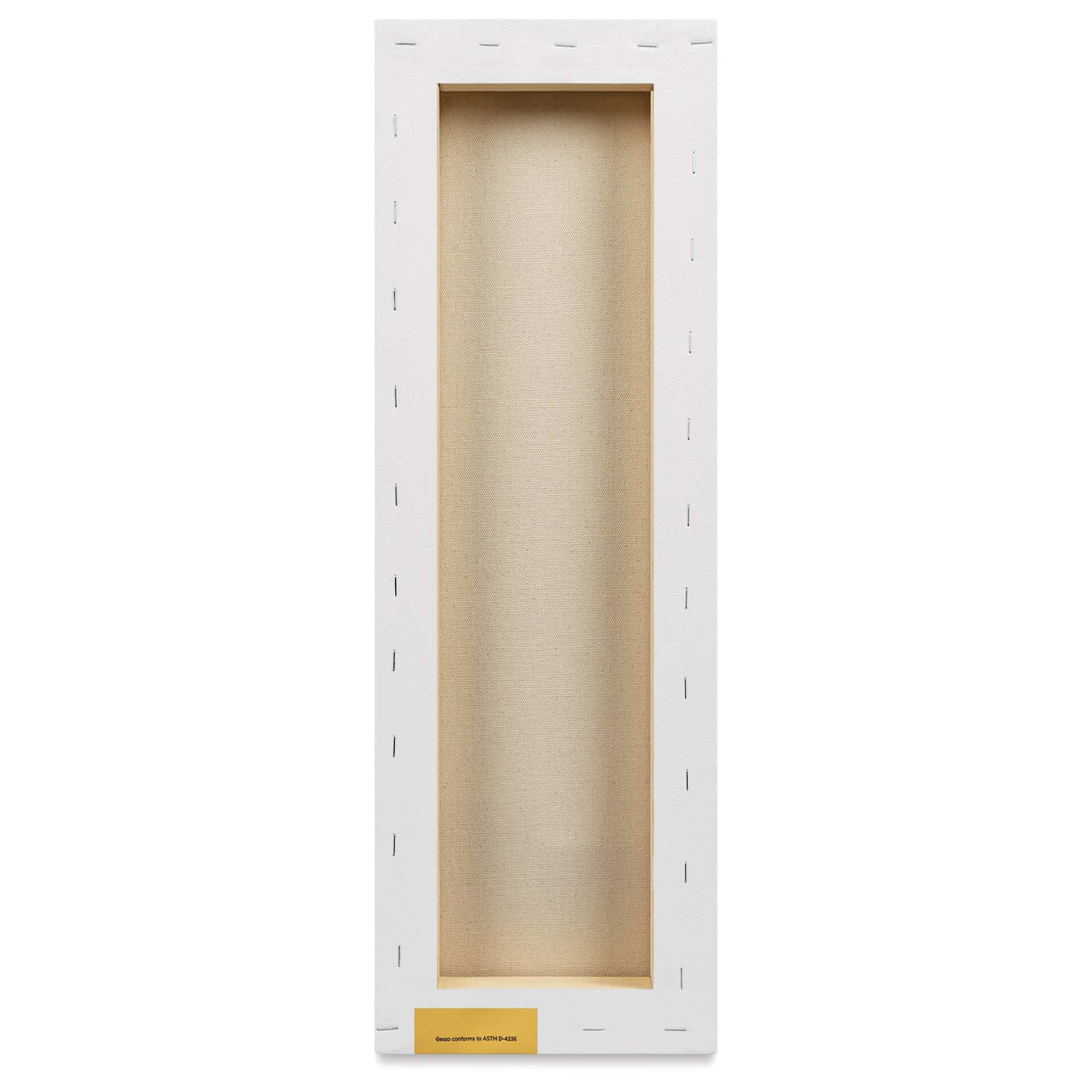 Blick Premier Stretched Cotton Canvas - Gallery Profile, Back-Stapled, 8" x 24" back