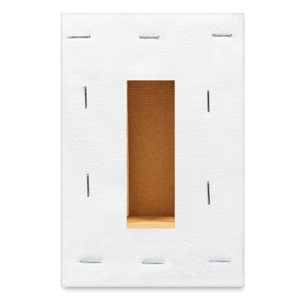 Blick Premier Stretched Cotton Canvas - Gallery Profile, Back-Stapled, 4" x 6" (back)