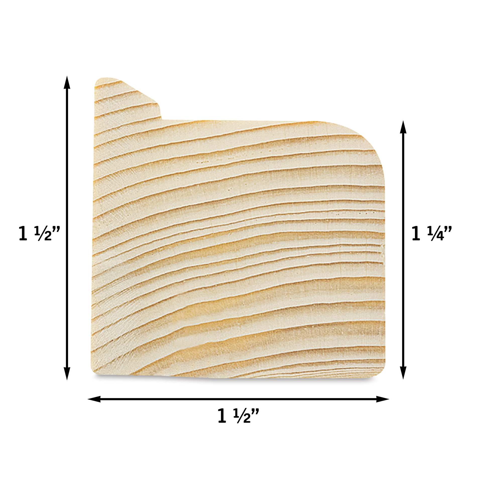 Blick Premier Stretched Cotton Canvas - Gallery Profile, Back-Stapled, 6" x 6" profile